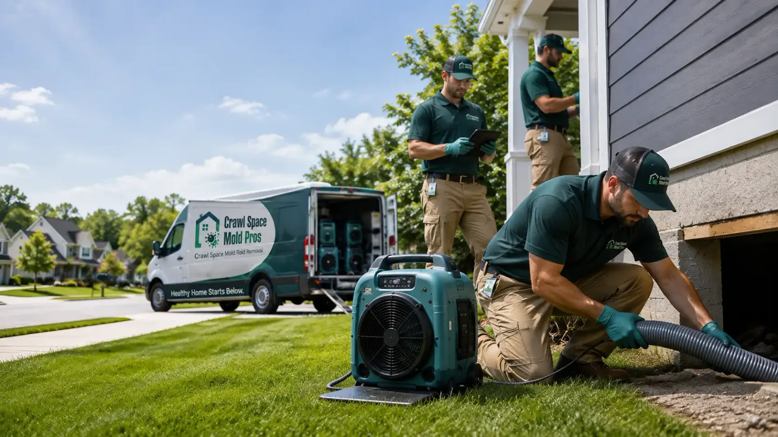 Crawl Space Mold Removal in Radnor, PA